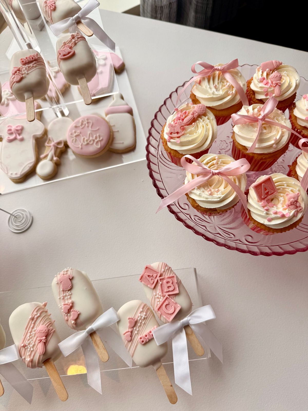 A table of handcrafted desserts