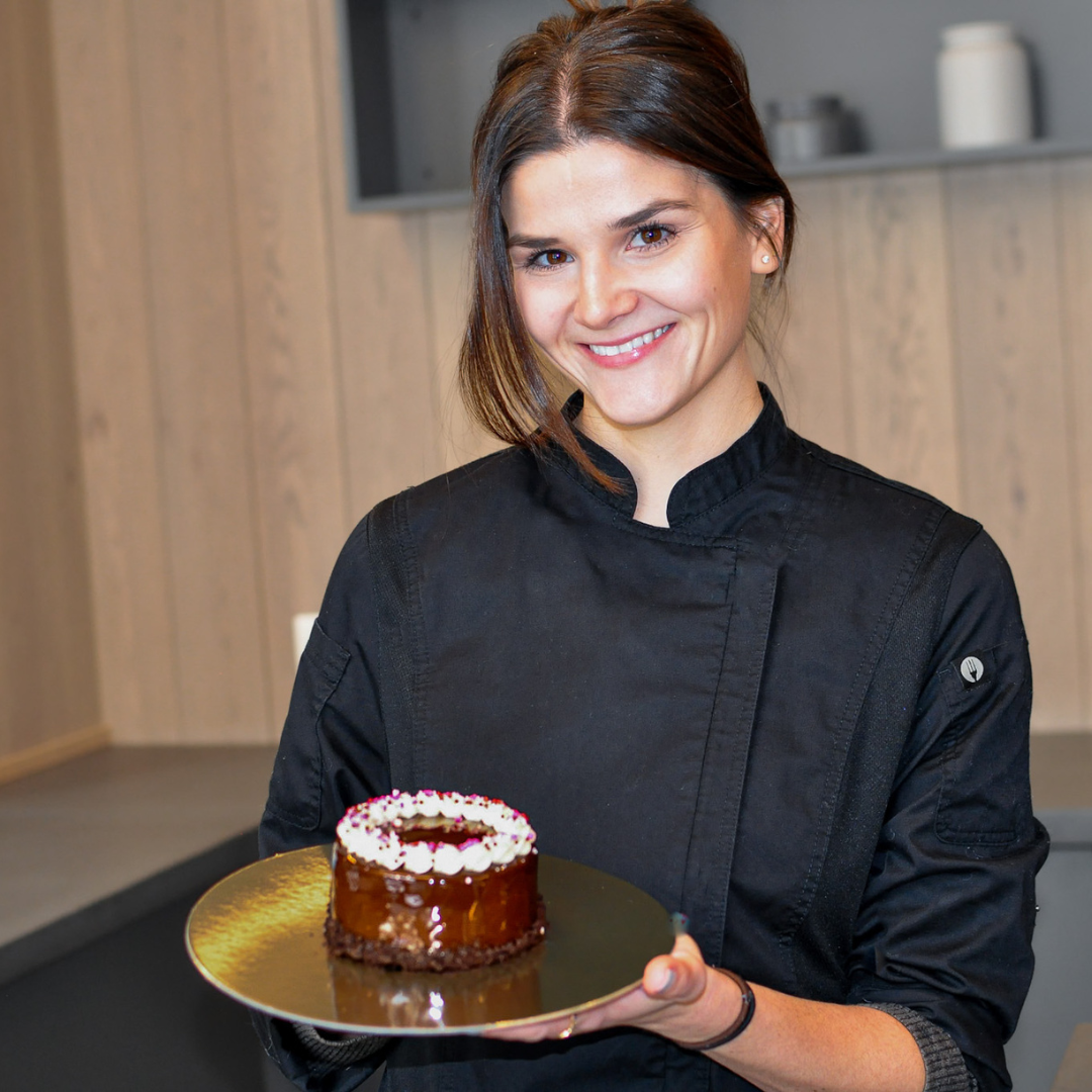 Pastry chef Kathleen Faliskie at Fleen’s Dessert Studio
